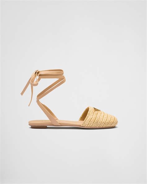 prada crochet flat sandals|prada women's high heeled sandals.